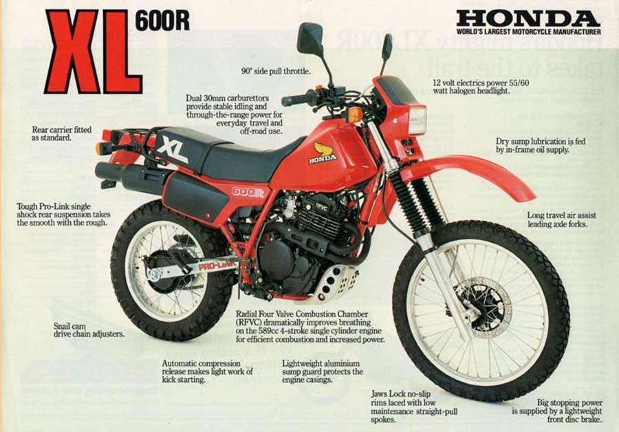 honda xl600r scrambler